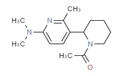CAS No. 1352537-88-2, 1-(2-(6-(Dimethylamino)-2-methylpyridin-3-yl)piperidin-1-yl)ethanone