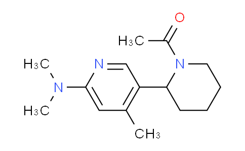 CAS No. 1352536-35-6, 1-(2-(6-(Dimethylamino)-4-methylpyridin-3-yl)piperidin-1-yl)ethanone