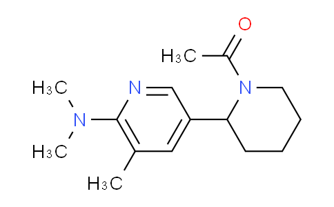 CAS No. 1352498-06-6, 1-(2-(6-(Dimethylamino)-5-methylpyridin-3-yl)piperidin-1-yl)ethanone