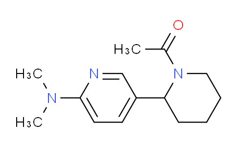 CAS No. 1352513-28-0, 1-(2-(6-(Dimethylamino)pyridin-3-yl)piperidin-1-yl)ethanone