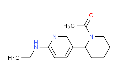 CAS No. 1352500-98-1, 1-(2-(6-(Ethylamino)pyridin-3-yl)piperidin-1-yl)ethanone