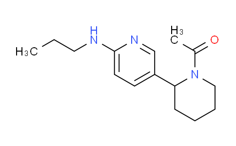 CAS No. 1352513-01-9, 1-(2-(6-(Propylamino)pyridin-3-yl)piperidin-1-yl)ethanone