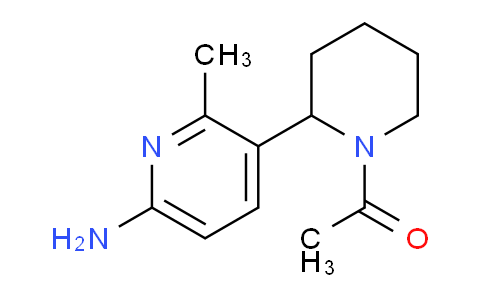 CAS No. 1352522-24-7, 1-(2-(6-Amino-2-methylpyridin-3-yl)piperidin-1-yl)ethanone