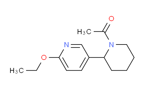 CAS No. 1352493-02-7, 1-(2-(6-Ethoxypyridin-3-yl)piperidin-1-yl)ethanone