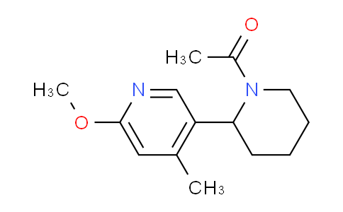 CAS No. 1352495-81-8, 1-(2-(6-Methoxy-4-methylpyridin-3-yl)piperidin-1-yl)ethanone