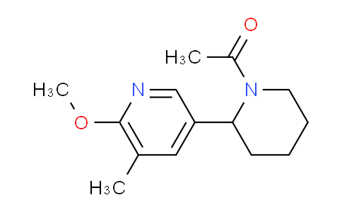 CAS No. 1352503-04-8, 1-(2-(6-Methoxy-5-methylpyridin-3-yl)piperidin-1-yl)ethanone