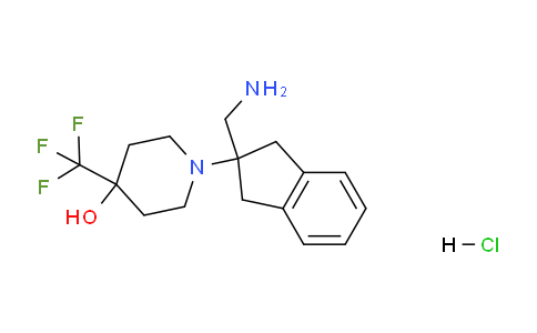 CAS No. 1189422-75-0, 1-(2-(Aminomethyl)-2,3-dihydro-1H-inden-2-yl)-4-(trifluoromethyl)piperidin-4-ol hydrochloride
