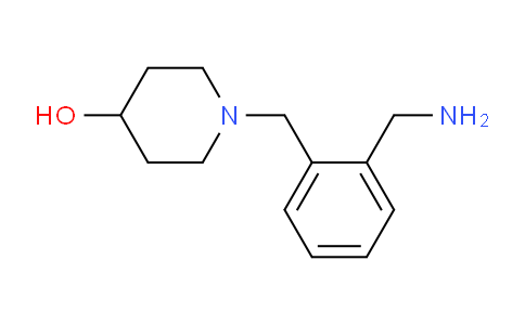 CAS No. 887580-27-0, 1-(2-(Aminomethyl)benzyl)piperidin-4-ol