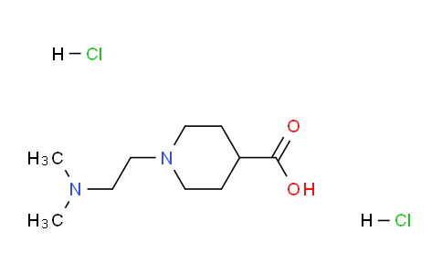 CAS No. 1185304-27-1, 1-(2-(Dimethylamino)ethyl)piperidine-4-carboxylic acid dihydrochloride