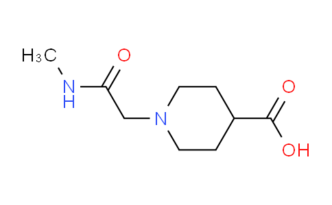 CAS No. 1156151-54-0, 1-(2-(Methylamino)-2-oxoethyl)piperidine-4-carboxylic acid