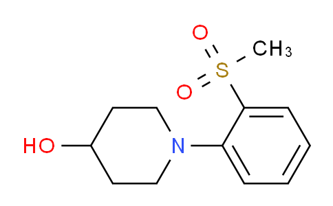 CAS No. 942474-84-2, 1-(2-(Methylsulfonyl)phenyl)piperidin-4-ol