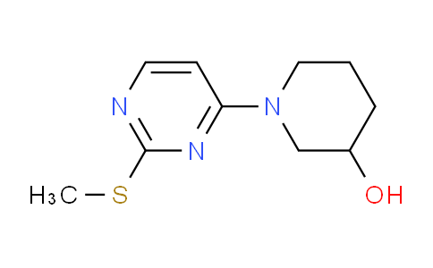 CAS No. 1261234-71-2, 1-(2-(Methylthio)pyrimidin-4-yl)piperidin-3-ol