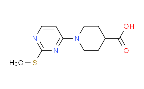 CAS No. 1261234-57-4, 1-(2-(Methylthio)pyrimidin-4-yl)piperidine-4-carboxylic acid