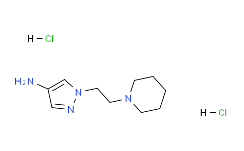 CAS No. 1173069-63-0, 1-(2-(Piperidin-1-yl)ethyl)-1H-pyrazol-4-amine dihydrochloride