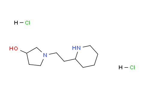 CAS No. 1220038-11-8, 1-(2-(Piperidin-2-yl)ethyl)pyrrolidin-3-ol dihydrochloride