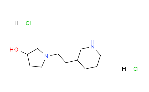 CAS No. 1220034-53-6, 1-(2-(Piperidin-3-yl)ethyl)pyrrolidin-3-ol dihydrochloride