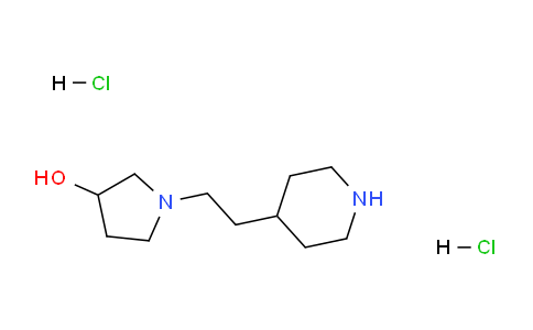 CAS No. 1219961-05-3, 1-(2-(Piperidin-4-yl)ethyl)pyrrolidin-3-ol dihydrochloride