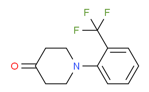 CAS No. 821792-43-2, 1-(2-(Trifluoromethyl)phenyl)piperidin-4-one