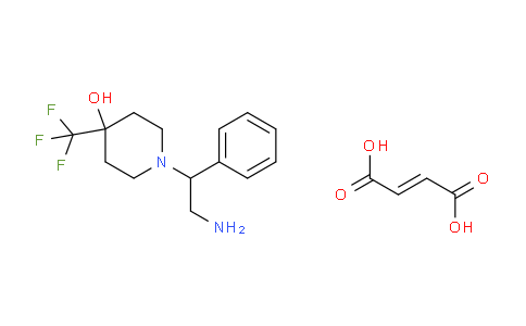 CAS No. 1185237-75-5, 1-(2-Amino-1-phenylethyl)-4-(trifluoromethyl)piperidin-4-ol fumarate
