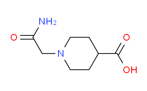CAS No. 1155502-40-1, 1-(2-Amino-2-oxoethyl)piperidine-4-carboxylic acid