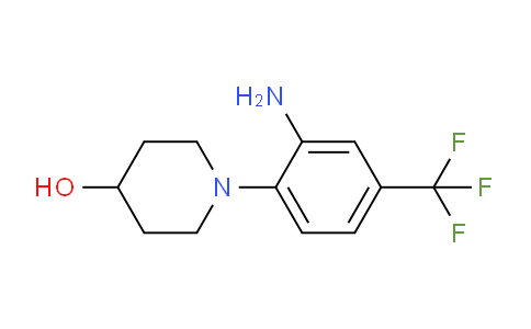 CAS No. 954274-37-4, 1-(2-Amino-4-(trifluoromethyl)phenyl)piperidin-4-ol