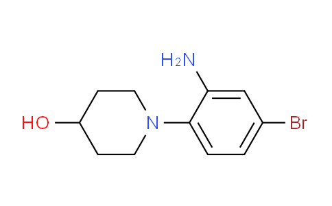 CAS No. 1016777-06-2, 1-(2-Amino-4-bromophenyl)piperidin-4-ol