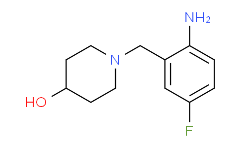 CAS No. 1153396-11-2, 1-(2-Amino-5-fluorobenzyl)piperidin-4-ol