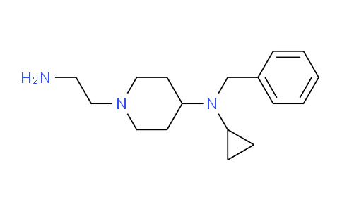 CAS No. 1353967-60-8, 1-(2-Aminoethyl)-N-benzyl-N-cyclopropylpiperidin-4-amine