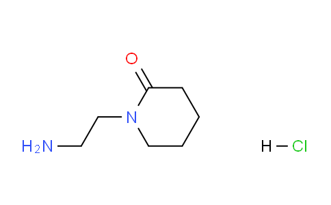 CAS No. 1187465-46-8, 1-(2-Aminoethyl)piperidin-2-one hydrochloride