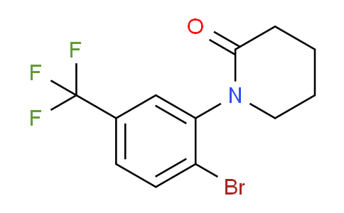 CAS No. 1257665-19-2, 1-(2-Bromo-5-(trifluoromethyl)phenyl)piperidin-2-one
