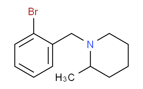 CAS No. 1251279-15-8, 1-(2-Bromobenzyl)-2-methylpiperidine