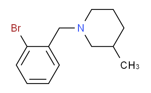 CAS No. 1250274-20-4, 1-(2-Bromobenzyl)-3-methylpiperidine