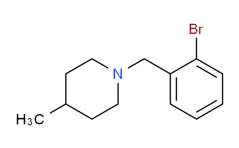 CAS No. 1057268-39-9, 1-(2-bromobenzyl)-4-methylpiperidine