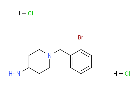 CAS No. 1286274-26-7, 1-(2-Bromobenzyl)piperidin-4-amine dihydrochloride