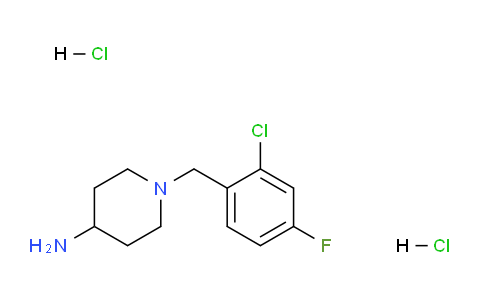 CAS No. 1286265-33-5, 1-(2-Chloro-4-fluorobenzyl)piperidin-4-amine dihydrochloride