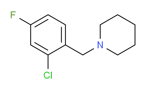 CAS No. 891400-04-7, 1-(2-Chloro-4-fluorobenzyl)piperidine