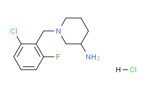 CAS No. 1289387-66-1, 1-(2-Chloro-6-fluorobenzyl)piperidin-3-amine hydrochloride