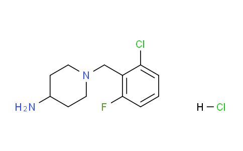 CAS No. 1289385-36-9, 1-(2-Chloro-6-fluorobenzyl)piperidin-4-amine hydrochloride
