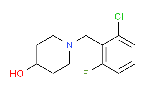 CAS No. 331860-22-1, 1-(2-Chloro-6-fluorobenzyl)piperidin-4-ol
