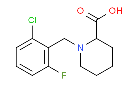 CAS No. 1039264-43-1, 1-(2-Chloro-6-fluorobenzyl)piperidine-2-carboxylic acid