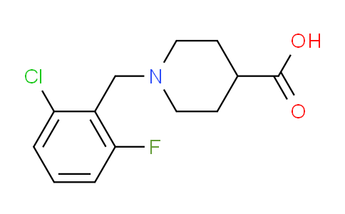 CAS No. 897094-28-9, 1-(2-Chloro-6-fluorobenzyl)piperidine-4-carboxylic acid