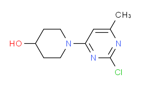 CAS No. 1185019-38-8, 1-(2-Chloro-6-methylpyrimidin-4-yl)piperidin-4-ol