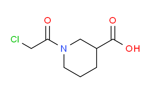 CAS No. 1219948-48-7, 1-(2-Chloroacetyl)piperidine-3-carboxylic acid