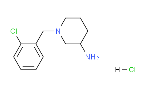 CAS No. 1261233-85-5, 1-(2-Chlorobenzyl)piperidin-3-amine hydrochloride
