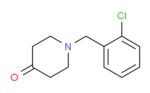 CAS No. 135576-51-1, 1-(2-Chlorobenzyl)piperidin-4-one