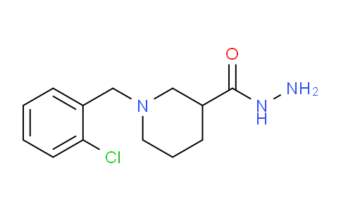 CAS No. 832741-13-6, 1-(2-Chlorobenzyl)piperidine-3-carbohydrazide