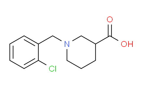 CAS No. 853649-08-8, 1-(2-Chlorobenzyl)piperidine-3-carboxylic acid
