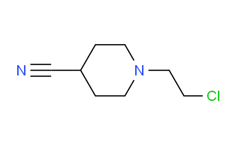 CAS No. 108890-51-3, 1-(2-Chloroethyl)piperidine-4-carbonitrile