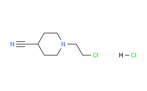 CAS No. 111041-03-3, 1-(2-Chloroethyl)piperidine-4-carbonitrile hydrochloride