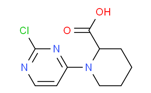 CAS No. 1261229-49-5, 1-(2-Chloropyrimidin-4-yl)piperidine-2-carboxylic acid